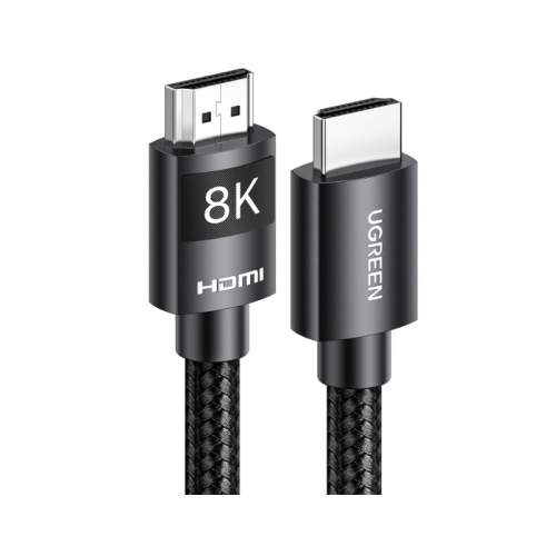 UGREEN HDMI Cable 2M HDMI 8K HDMI 2.1 Ultra HD High-Speed 48Gbps 8K@60Hz HDMI Braided Cord eARC Dynamic HDR Dolby Vision Compatible with MacBook Pro PS5 Switch TV Xbox Roku UHD TV Blu-ray Projector (40180)